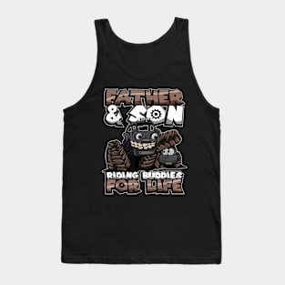 Cool Father And Son Monster Truck Riding Buddies For Life Tank Top